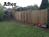 Panel Fencing – After